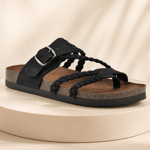 Zenvia Braided Comfort Sandals